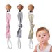 Backlight pacifier clips |Young pacifier clip |Pacifier clip cord of one-piece flexible pacifier clip for baby essentials of rustproof holder clip
