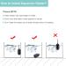 Hygger 100W Digital Betta Aquarium Heater for Turtles - Intelligent LED Temperature Controller & Adjustable Thermometer for 25-90 Liters - Buy Online on GoSupps.com