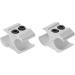Aluminum Alloy Flexible Stepper Soft Feeling Professional Ergonomic Handle Wheelchair Pipe Clamp Comfortable Grip 2pcs for Wheelchairs - Buy Online on GoSupps.com