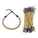 Elastic Hair Bands - 30 Pack Hair Ties for Women & Girls | Ponytail Clips & Rubber Braids in 3 Colors | Durable Hair Accessories - Buy Online on GoSupps.com