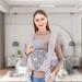 iFCOW Baby Sling Carrier Baby Wrap Sling Baby Wrap Carriers Handfree Swaddle Wrap Front and Back Suitable from Birth to 15KG Gray - Buy Online on GoSupps.com