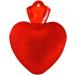 Hugo Frosch Hot Water Bottle Heart 1.0L Red-Transparent - Love Print | International Shipping Available - Buy Online on GoSupps.com