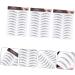 Outanaya 3 Sheets Waterproof Eyebrow Stickers Waterproof Makeup Eyebrow Stickers Caboodle Transfer Stickers 21x15cm Black - Buy Online on GoSupps.com