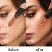 2022 Upgrade 3-in-1 Cream Contour Stick with Built-In Brush - Concealer, Bronzer, Foundation Stick for Face Brightening - Waterproof Longwear Makeup for Face & Body in Caramel Shade - Buy Online on GoSupps.com
