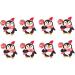  CIMAXIC CIMAXIC 62 pieces message paper for sweets decoration lollipop card paper lollipop cards Christmas lollipop cards ornament Christmas decorations sweet decorate clip - Buy Online on GoSupps.com