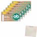 OB Tampon Organic Bio Normal 6-pack (6x16 pcs. pack) + usy Block