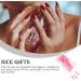 dijiusidy 1 Set Press on Nails Almond Fingernails Stick Solid Color Full Cover Art Decals Salon Supplies DIY Decorations No.3 pink - Buy Online on GoSupps.com