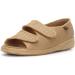 Summer Unisex Orthopedic Diabetic Slippers - Comfortable Wide Width Shoes for Elderly Women with Swollen Feet - Washable 6.5 Brown - Buy Online on GoSupps.com