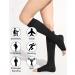 Buy 2 Pairs Medical Compression Stockings for Men & Women | 20-30 mmHg | Class 2 Support for Varicose Veins & Edema | XL Black & Beige - Buy Online on GoSupps.com