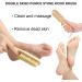 Double Sided Foot Scrubber Callus Remover with Pumice Stone Portable Bristle Brush for Dead Skin Collagen Production Exfoliation All Skin Types - Buy Online on GoSupps.com