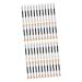 FRCOLOR 48 Pcs Latex Eye Shadow Stick Eyeshadow Brush Comestic Applicator Women Makeup Brush Double Sided 7.5x1x0.5cmx2pcs Beige Khaki X2pcs