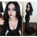 Buy Long Black Straight Wig for Women | Natural Brunett Wigs for Cosplay Costume Party & Halloween | Fast International Shipping - Buy Online on GoSupps.com