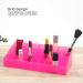 Alvinlite Lipstick Display Stand - 36 Space Pink Plastic Lipstick Organizer Rack for International Shipping - Buy Online on GoSupps.com