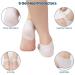 QIQIU 3 Pairs Silicone Heel Protectors | Gel Cups for Plantar Fasciitis & Heel Pain Relief | Heel Sleeves for Dry Cracked Heels | Women & Men - Buy Online on GoSupps.com