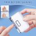Leogony Electric Nail Clippers for Adults 2 in 1 Automatic Nail Clipper Electric Nail Cutter with Led Light (White) - Buy Online on GoSupps.com