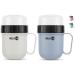 Fencchi's Austria mueslibecher to go - the original Bellycup - in MINT gray pink or blue - in single or double pack gray/blue double pack