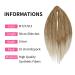 Buy 10 Strands Synthetic Dreadlocks Extensions - 20inch Double Ended MT27-613# - Soft Thin Crocheted Dreads for Reggae & Hip-Hop Style - Buy Online on GoSupps.com