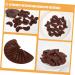 HEMOTON 24pcs Imitation Chocolate Chips Interesting Fake Chocolate Multi-function Fake Chocolate Simulated Decorative Chocolate Decor Chocolate Models Material Food Play Pvc 3.50X2.50X0.20CM 1 - Buy Online on GoSupps.com
