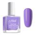 Purple Nail Polish - Lavender Purple Nail Varnish - Neon Purple Color Nail Polish - Water Based Formula Quick Dry Nail Polish - Nail Design Decoration at Home No Need Baking