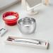 Ciieeo Reiseset Beauty Set - Premium Shaving Soap Bowl & Double Edge Razor Kit for Home Barbers | Silver Beauty Essentials - Buy Online on GoSupps.com