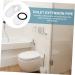 Veemoon 2pcs Toilet Shifter Toilet Accessories Flange Water Outlet Shifter Toilet Drain Pipe Fittings Shifter for Drainage Systems Commode Toilet Bowl White Adjust Drain Fittings Plastic 20.7X12.5CMx2pcs Whitex2pcs - Buy Online on GoSupps.com