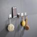 YWBL-WH Self-Adhesive Stainless Steel Wall Hooks | Razor Holder & Brush Stand for Shower | Durable & Easy to Install - Buy Online on GoSupps.com