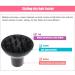 Universal Hair Diffuser - Hair Dryer Diffuser Attachment | Portable Hair Styling Appliances Hairdryer Diffuser | Frizz Free Hair Drying | Profession Blow Dryer Diffuser Adjustable | For Hair Styling black - Buy Online on GoSupps.com
