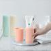 Buy Cozlly 3-Piece Travel Toothbrush Case & Water Cup Set - Portable Outdoor Travel Accessories (White Green Pink) - Buy Online on GoSupps.com