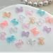 Simple Bowknot 3D Resin Ribbon Bows Manicures Accessories Supplies Resin Bows Decorations - Buy Online on GoSupps.com