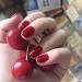 HUIL Artificial Nails False Nails Red Temperament Manicure Port False Nails Solid Color