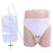 Spill Proof Urinary Wearable Urine Bag Incontinence Pants Portable Leak Proof Leg Pee for Men with 100ml Bags 0123