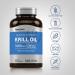 Piping Rock Krill Oil 1000mg Softgels | 120 Count | Omega 3 EPA DHA Supplement | with Astaxanthin | Maximum Strength |Non-GMO Gluten Free - Buy Online on GoSupps.com