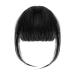 Clip in Fringe Clip in Bangs for Women Hair Extensions with Temples Hairpieces Fashion Wispy Bangs Fringe Air Bangs Clip for Daily Wear Y7LHJFP (black)