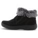 Khombu Women's Jessica Shearling Lined Winter Boots 9 Black - Cozy & Stylish Footwear for Winter Adventures - Buy Online on GoSupps.com