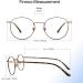 Firmoo Blue Light Reading Glasses 2.5 - Anti-Eyestrain Glare Function - Women's & Men's Gold Tortoise Frames - Buy Online on GoSupps.com