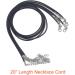 PAXCOO 4336827944 Black Waxed Cord with Clasp Bulk - 100Pcs, Ideal for Bracelet, Necklace, and Jewelry Making - 20 Inches - Buy Online on GoSupps.com