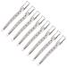 Minkissy 20pcs Styling Hair Clips Sectioning Clips Stainless Steel Salon Duckbill Clips Metal Alligator Hair Clips for Salon Barber Hairdressing Tool(Silver)