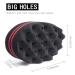 Hallo Big Holes Barber Hair Brush Sponge for Dreads Locking Twist Afro Curl - 1 Pack - Buy Online on GoSupps.com