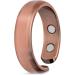 Smarter Lifestyle Copper Magnetic Therapy Ring - Pain Relief for Arthritis & Carpal Tunnel Syndrome (2-Pack) - Size 10 - Buy Online on GoSupps.com