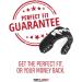 Slim Fit SAFEJAWZ Mouthguard with Case for Contact Sports | Adults & Juniors 12+ | Black Fangz - Buy Online on GoSupps.com