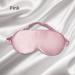 Yunchi 100% Silk Sleep Mask for Men & Women | 19 Momme Pure Mulberry Eye Mask for Comfortable Sleep (Pink) - Buy Online on GoSupps.com