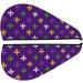 Buy Purple Mardi Gras Microfiber Hair Towel | Soft Super Absorbent Wrap for Long Curly Thick Hair - Quick Dry Coral Velvet - Buy Online on GoSupps.com