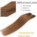 SEGO Extensions Tape Real Hair Extension - 10 Adhesive Strips 100% Remy Human Hair 40.64 cm Light Brown #6 - Premium Quality for a Natural Look - Buy Online on GoSupps.com