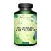 Organic Spirulina and Chlorella Capsules Vegavero | 2000mg Per Serving | 240 Capsules | NO Additives | Pure Organic Spirulina Chlorella Powder | Vegan