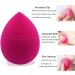 Makeup Sponge Blender Set of 4 Pcs + Foundation Brush | Mocarheri Soft Sponge for Liquid Foundation, Creams, Powders | Latex-Free Wet/Dry Sponge | Multicolor - Buy Online on GoSupps.com