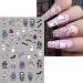 Halloween Nail Art Stickers - 6PCS Self-Adhesive Cute Decals | Bat Pumpkin Spider & Ghost Designs for Women & Girls - DIY Decoration Supplies - Buy Online on GoSupps.com