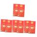 ABOOFAN 8 Pcs Red Envelope Giveaways for Business New Year Red Packet Spring Festival Money Envelopes Red Luck Money Envelope Lunar Year Envelopes Red Wallet Luck Money Bag Paper Mini Gift