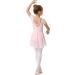 DanSwan Ballet Pink Long Sleeve Leotard Tutu Dress for Toddler Girls 4-5T - Buy Online on GoSupps.com