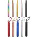 FJZFXKZL Straws Reusable Metal Straws Foldable Stainless Steel Straws Portable Keychain Telescopic Travel with Cleaning Brush Straws Straw (Color : Black-Black) - Buy Online on GoSupps.com