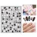 Halloween Nail Art Stickers - 8 Sheets Self-Adhesive Cute Ghosts Pumpkins & Skull Designs | International Shipping Available - Buy Online on GoSupps.com